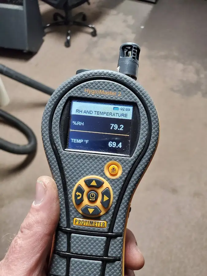 Moisture meter humidity assessment for Mold Remediation & Removal in Fairmont